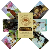 Seasonal Fox Tarot Cards For Beginners And Understanding Meanings On Them Edition Oracle Board Playing Table Games 2