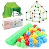 Children's Construction Toy Outdoor Toy Fort Building Kits Construction Creative Castles Tunnels Game Tent Toy for Girls Boys 1
