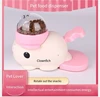 Yellow Duck Dog Automatic Feeder Interactive Pet Feeding Machine Puppy Food Dispenser Toy Training Device 5