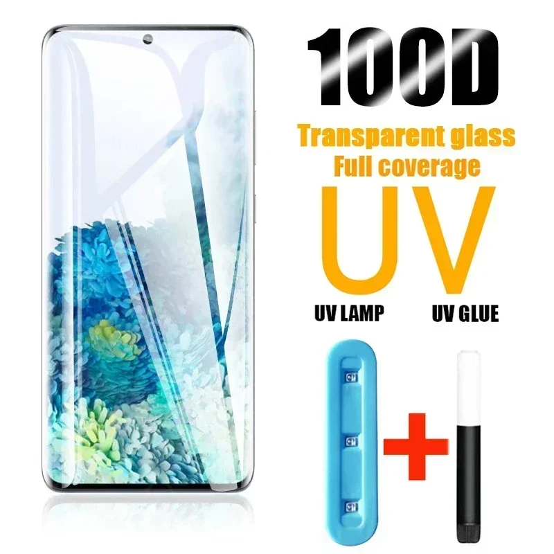

Закаленное стекло для Samsung Galaxy S10 Plus, стекло S9, S8, защита экрана S20, S21, S10e 5G S, 9, 8, 10, e, Note 20, Ultra Note 8, 10, 9, UV