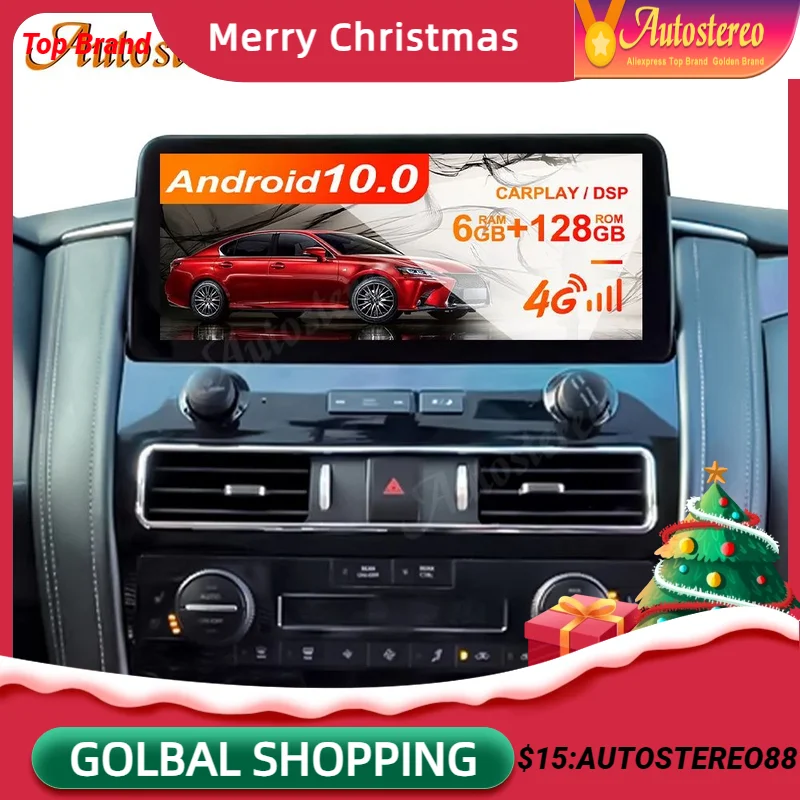 Qled 4G Sim Per Infiniti Qx80 2010-2020 Android 10 Car Gps Navigation Auto Radio Head Unit Lettore Multimediale Stereo Aircon Board