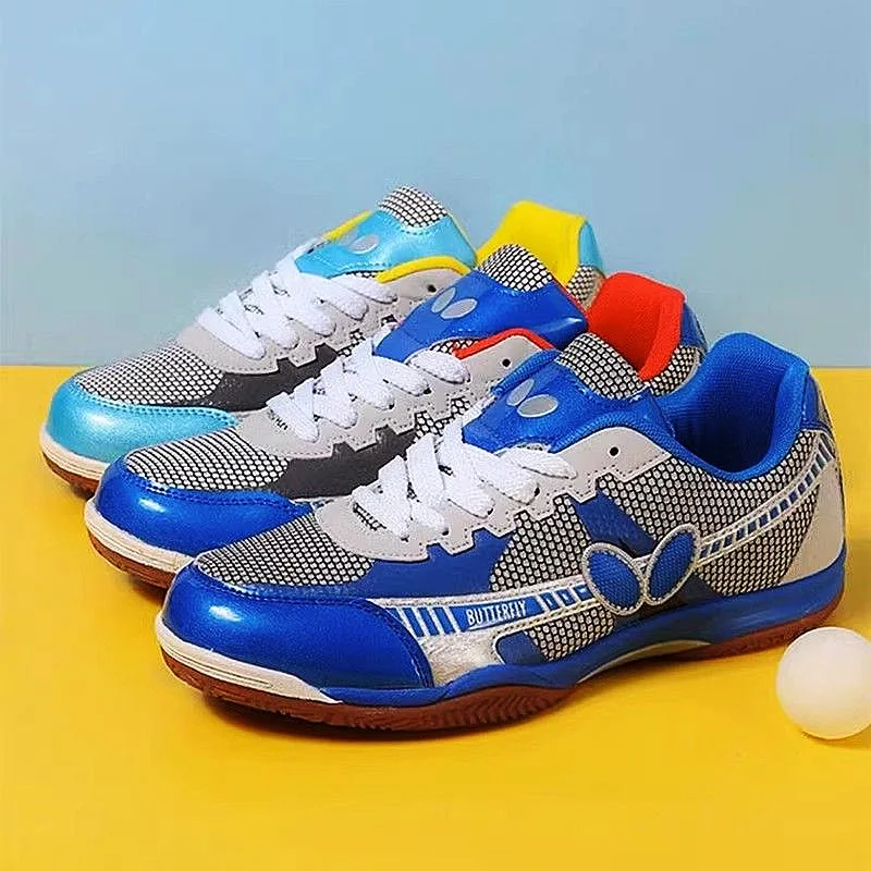 Table Tennis Shoes Lightweight Anti-slip Gym Sports Sneakers Breathable Ping Pong Shoes Workout