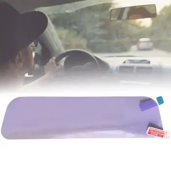 Pellicola antiabbagliamento per specchietto retrovisore auto, pellicola riflettente trasparente per visione posteriore, adesivi resistenti per specchietto retrovisore auto