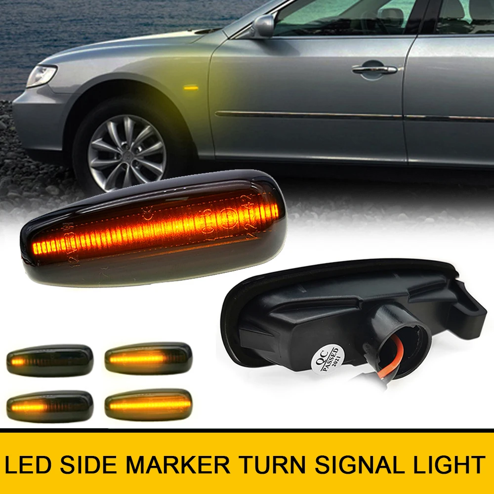 

2Pcs Dynamic Amber Side Marker LED Repeater Blinker Light for Hyundai I30 Azera Grandeur Elantra Avante Kia Rio Ceed Rondo