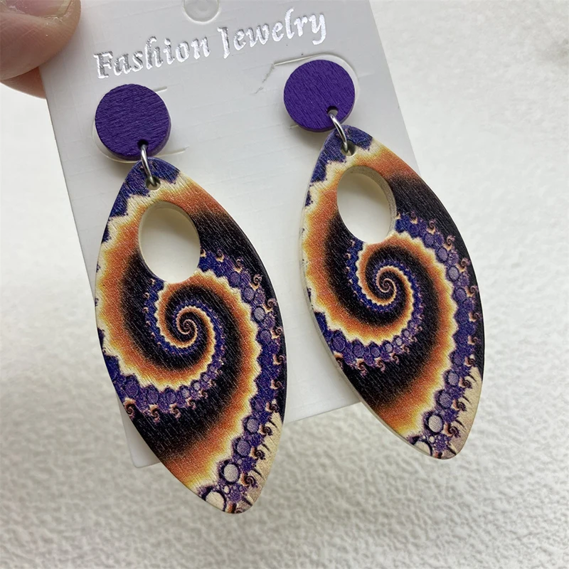 Boucles D'oreilles Néon Années 80-90 - Acrylique Fluo (jaune, Rose, Vert) 7.5cm Pour Fêtes, Halloween, Déguisement