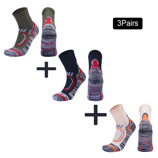 5Pairs Men's socks Breathable Socks women's Compression socks Basketball Socks Football Trekking Running Sport Socks Wintersocks 3Pairs Set7