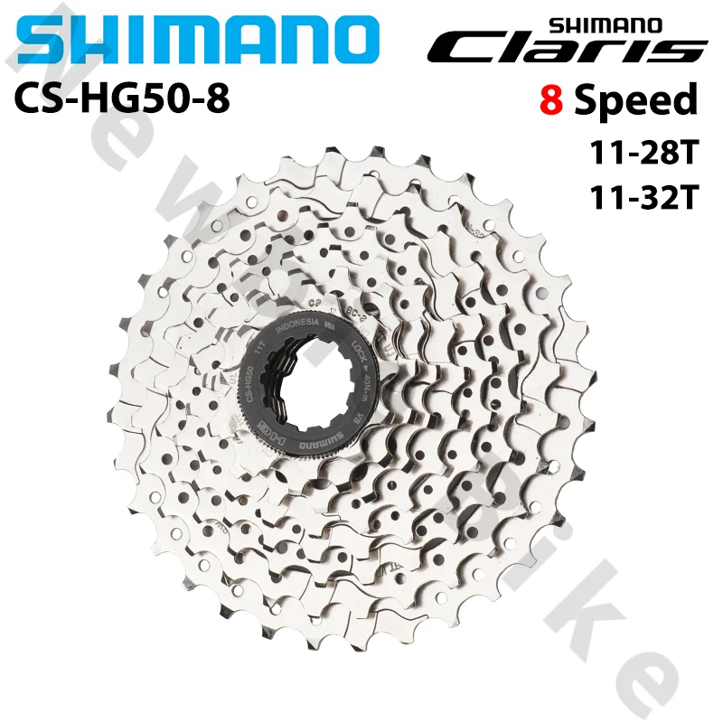 Bicycle Cassette SHIMANO CLARIS R2000 Series CS-HG50-8 8Speed 11-28T 11-32T For Road Bike