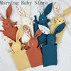 Baby Comforter Cute Baby Rabbit Cat Muslin Towel Soft Cotton Sleeping Dolls Soothing Cloth Blanket Newborn Appease Towel Bibs 3