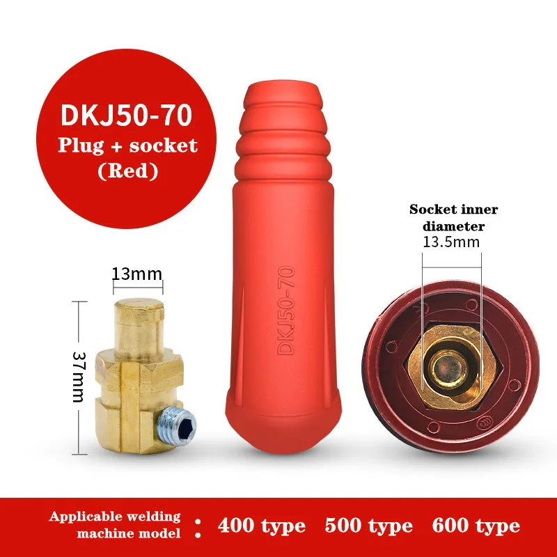 Saldatrice Telwin Connettori Cavo Saldatura TIG RIVERWELD - Spina E Presa Rapida 315A, Per Sezioni 35-50mm² Raccordo Rapido Cavi - Foto 5