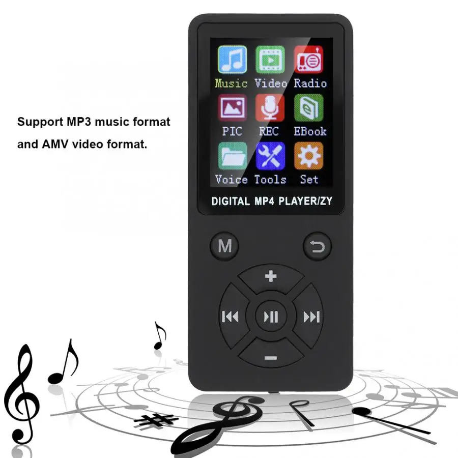 music player T1 Music MP4 Player 8G Support 32G Memory Card Eight-Diagram Tactics Buttons reproductor de musica