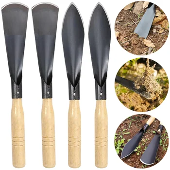 Metal Garden Tools Digging Transplanting Vegetables Flower Planting Hand Shovels Hoe Weeding Shovel Potting Soils Scoop Spade