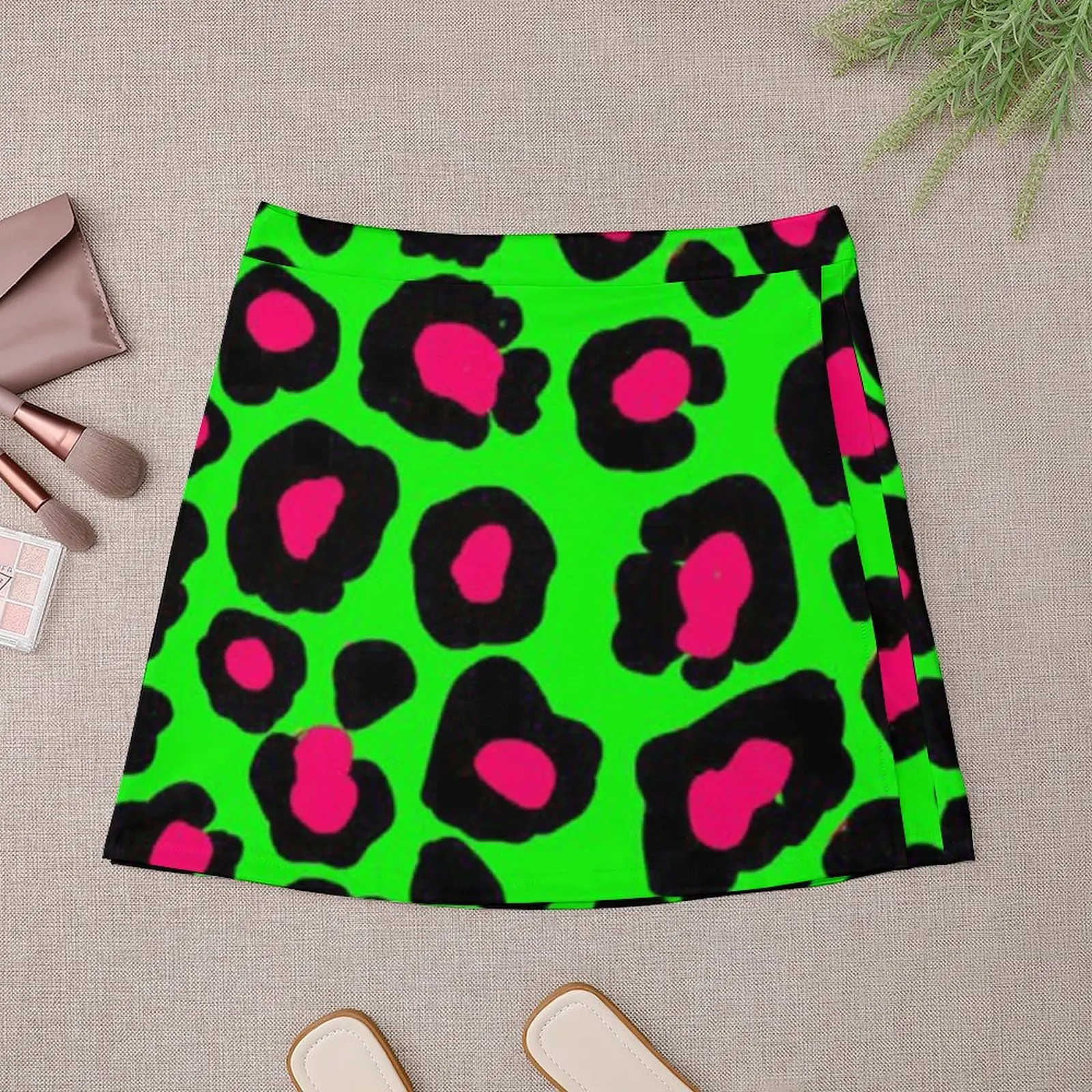 Zombie Leopard. Mini Skirt skorts for women new in external clothes japanese kawaii clothes micro mini skirt extreme