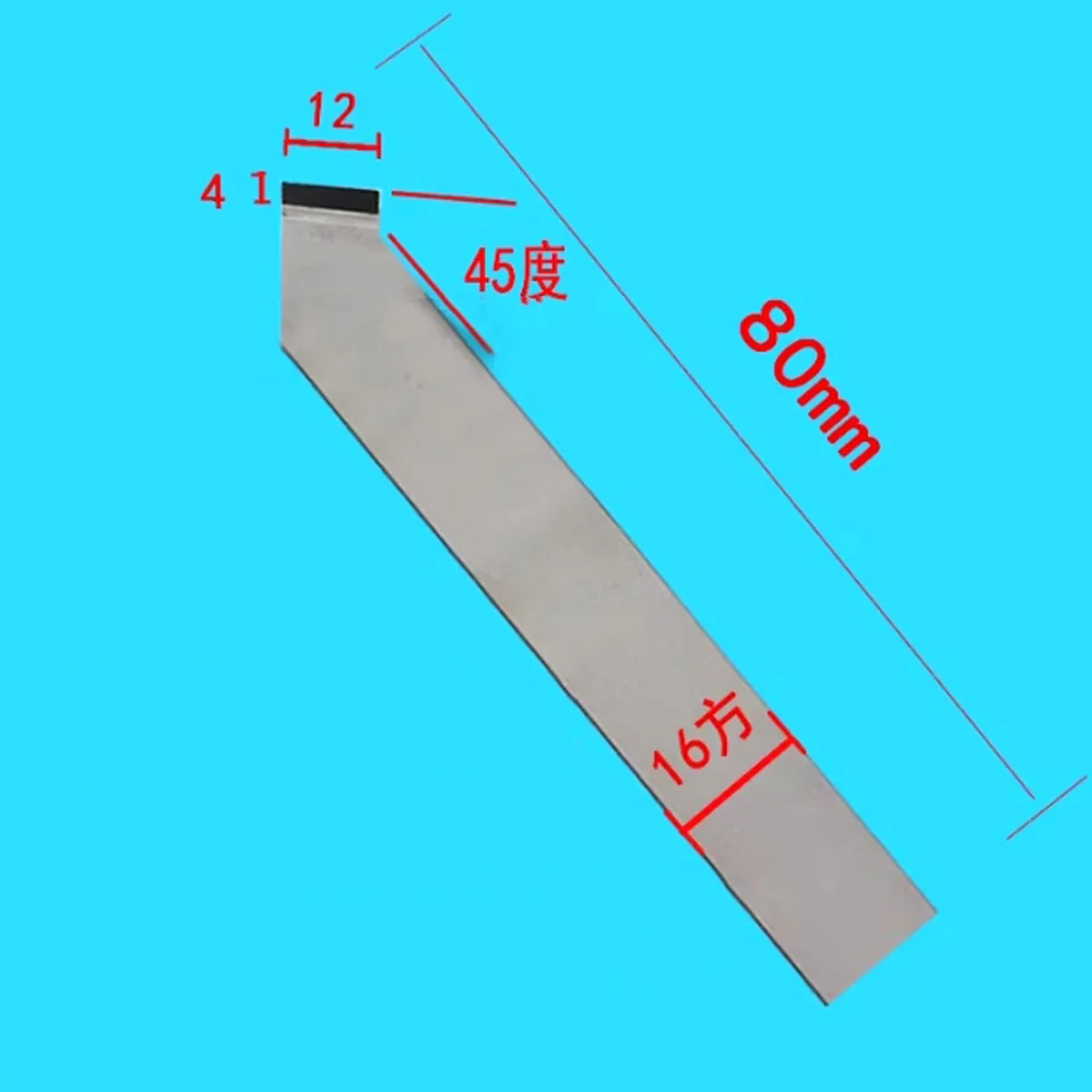 CNC-Messerkopf aus Hartmetall PCD 45 für Metallbearbeitung ° Fasenwerkzeug für Drehmaschinen, Schneidwerkzeug aus Polykristallinem Diamant, 12 16 20 25mm – Detail 8