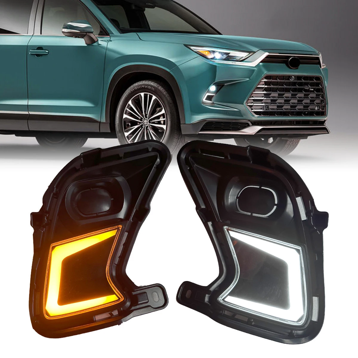 LED DRL Daytime Running Lights Lamp Fog Light Cover For Nissan Altima Teana 2013 2014 2015