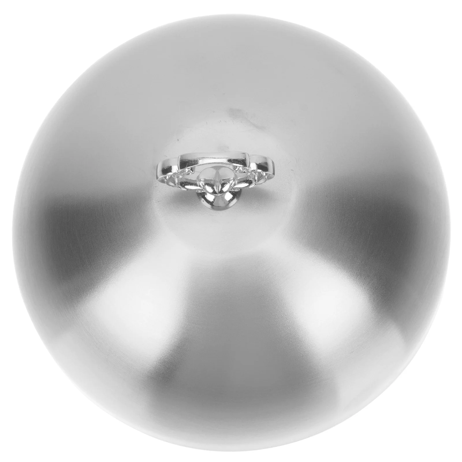 

Frying Pan with Lid Stainless Steel Steak Cover Food Protector Kitchen Accessory Metal - Dome Prevention