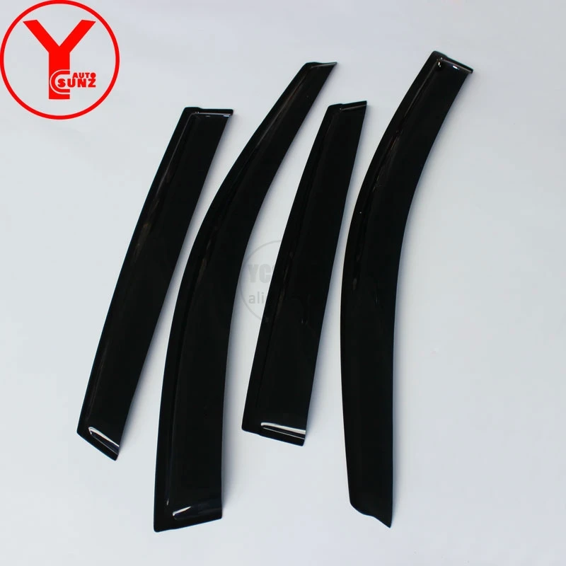 for honda crv 2007-2011 accessories ABS window deflector door visor rain guard for honda crv 2007 2008 2009 2010 2011 YCSUNZ