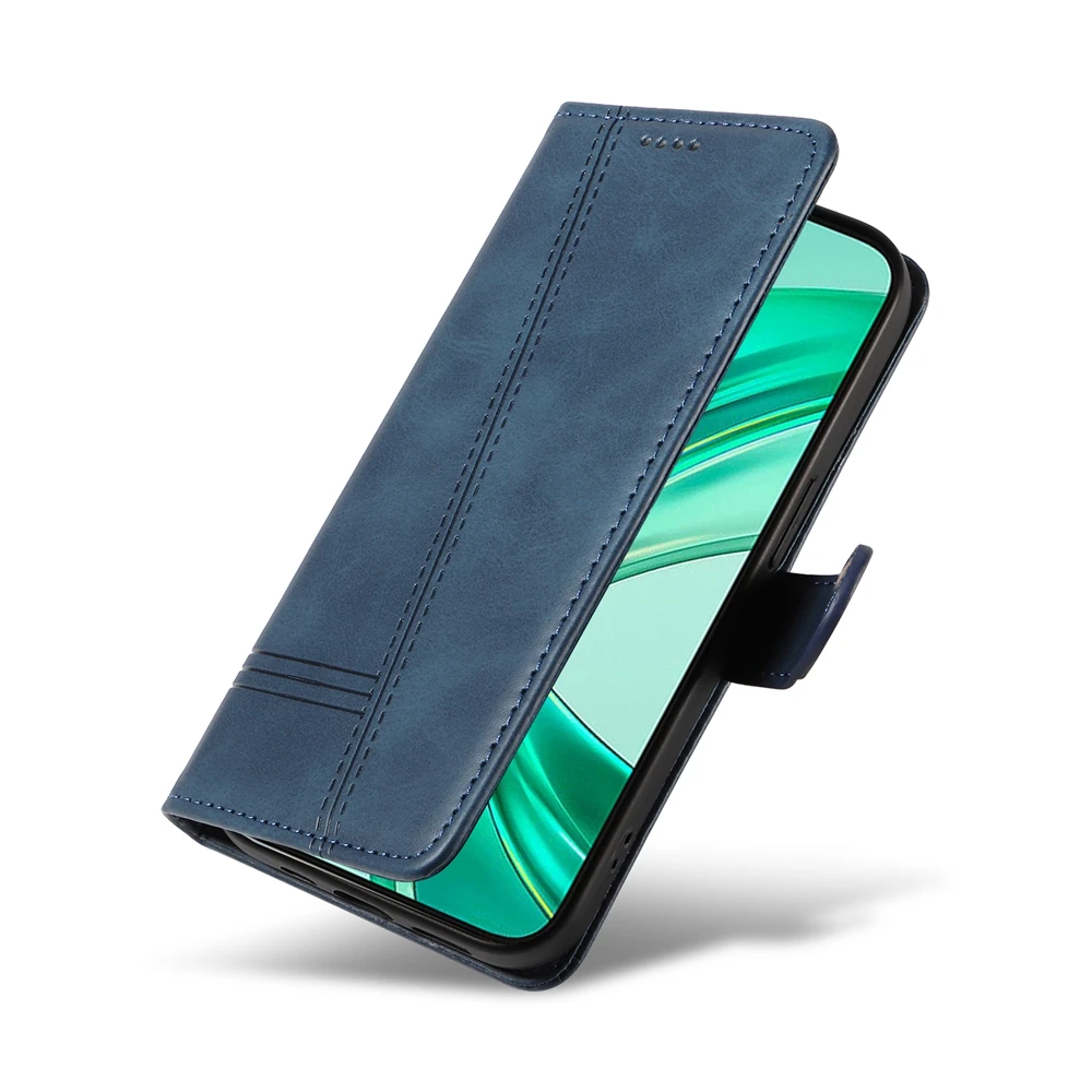 Magnetic Leather Wallet Case with Card Slots – Elegant and Functional Design