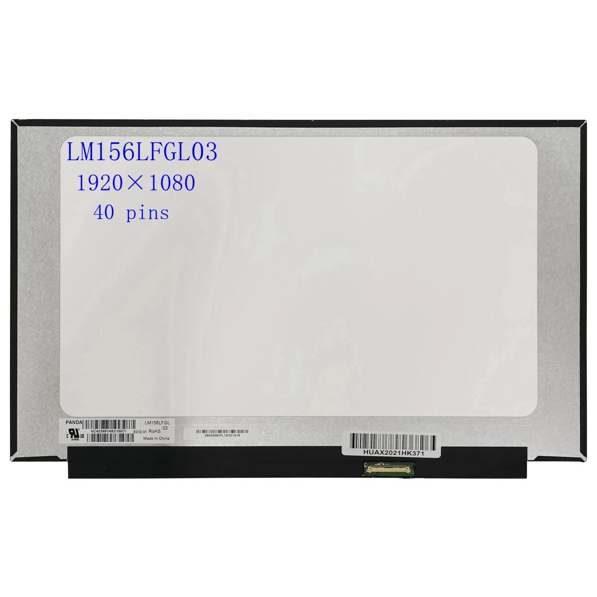

Original 15.6"inch laptop lcd screen LM156LFGL01 FHD 1920X180 45%NTSC IPS Slim 40pin 120HZ