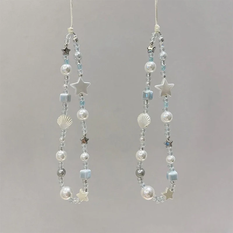 Catena luminosa a forma di stella per cellulare, ciondolo per cellulare, da appendere alla borsa, portatile, regalo per ragazze e donne, Misura Resina