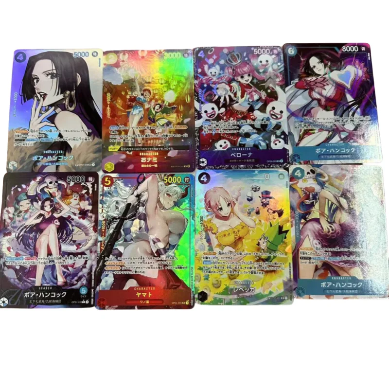Collectible Card Game Toy Anime One Piece Nami Boa Hancock Yamato Vivi Uta Shanks Newgate Luffy Zoro Diy