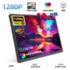ZSUS 10.5-Inch Portable Monitor 1280P 100%sRGB 15:10 Low Blue Light For XBox PS4 / 5 Switch Cell Phone PC Loptop Extension 1
