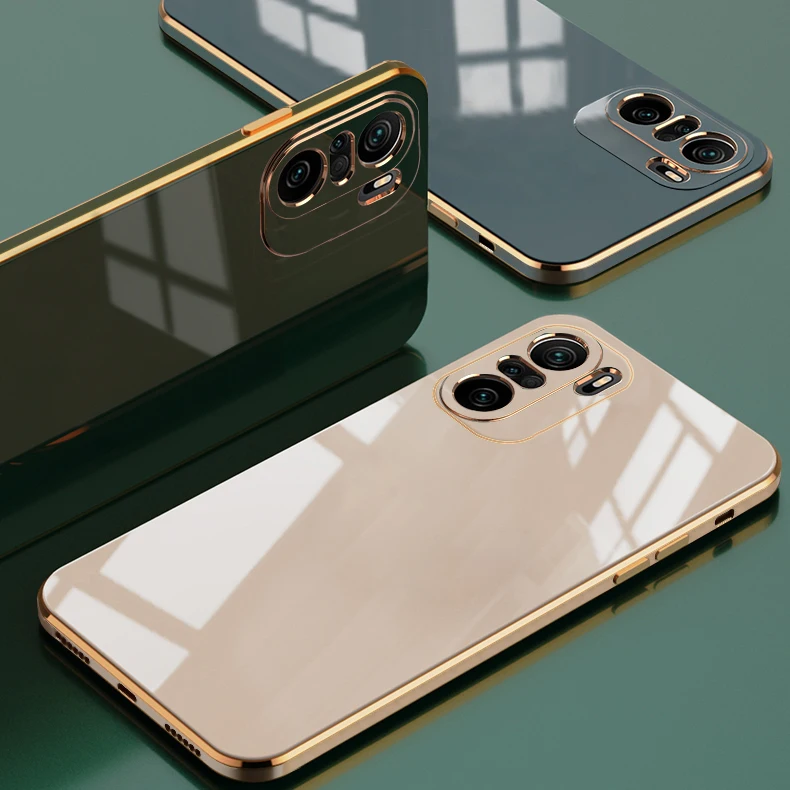 Für Funda Xiomi Xiaomi Poco X3 NFC Pro F3 F4 X4 F 4 X 4 GT F4GT X4GT X3Pro X4Pro X3NFC Case Cover Cute Luxury Plating Ph_voghion.com