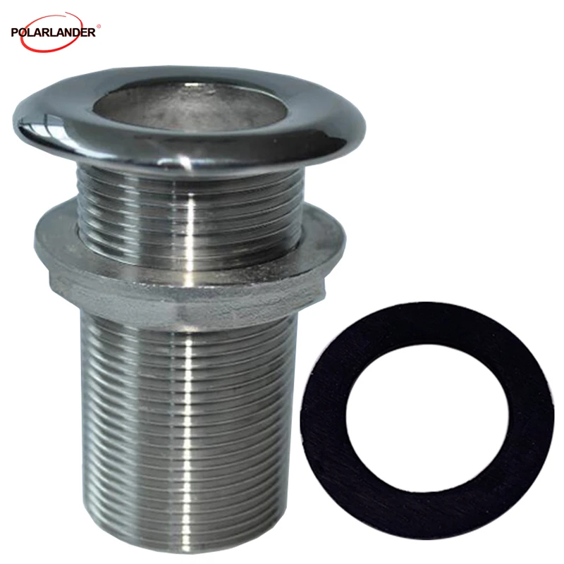 

2 inch Boat Thru Hull Fitting Marine Hardware Accessories Hose Barb 316 Stainless Steel