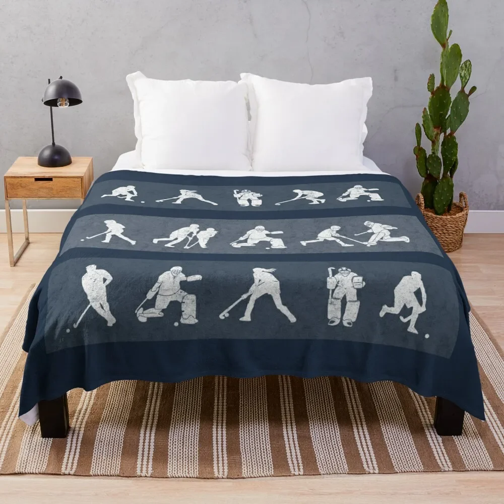 

Field hockey Throw Blanket Moving Bed covers halloween decorative Blankets