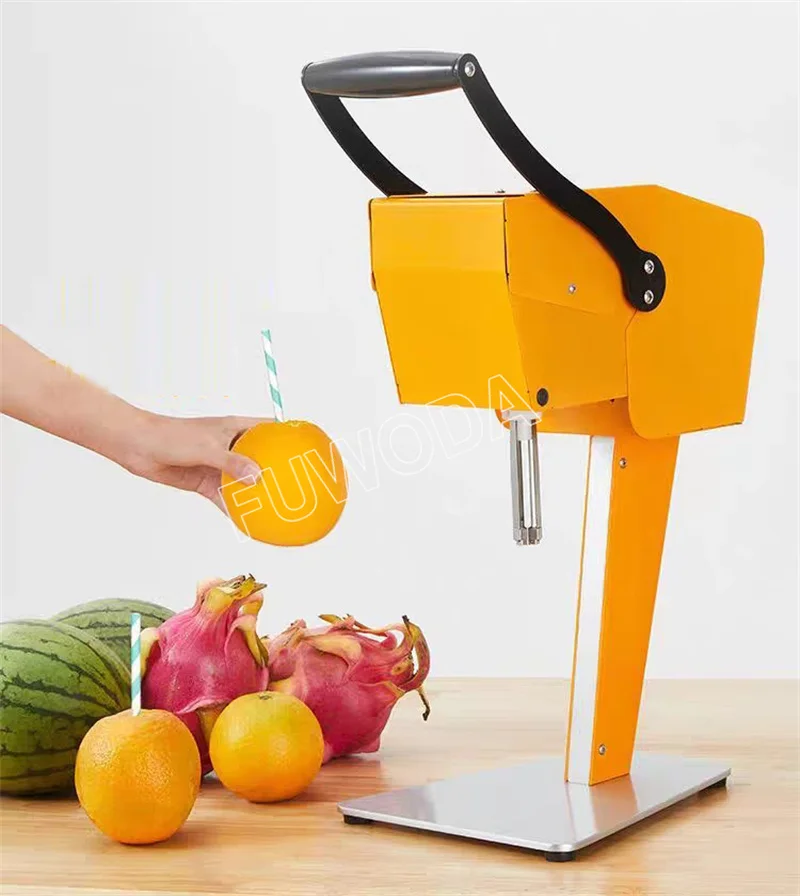 DIY Fresh Fruit Squeezer Juicer Pitaya Without Peeling 100% Pure Juice Direct Drinking Orange Fresh Fruit Squeezer 2