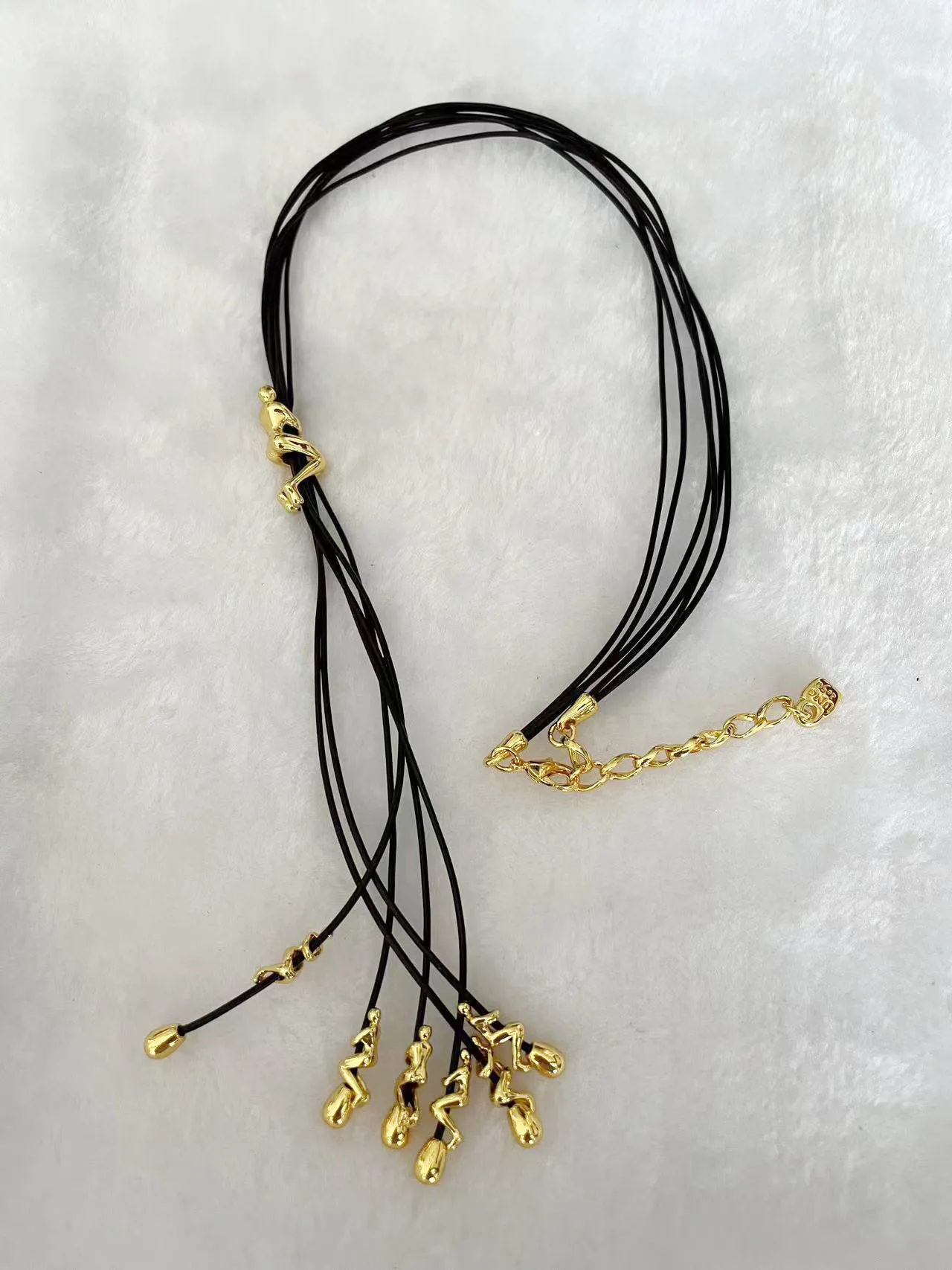 YS 2023 UNOde50 New Spanish Bestselling Creative Leather Rope Fashion Necklace Women's Romantic Jewelry Gift Bag