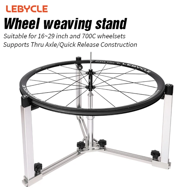 LEBYCLE Fietswielen Weefstandaard Professioneel reparatiegereedschap Fietswielset Vlechttafel Fietsnaaf Spaken Vlechttafel