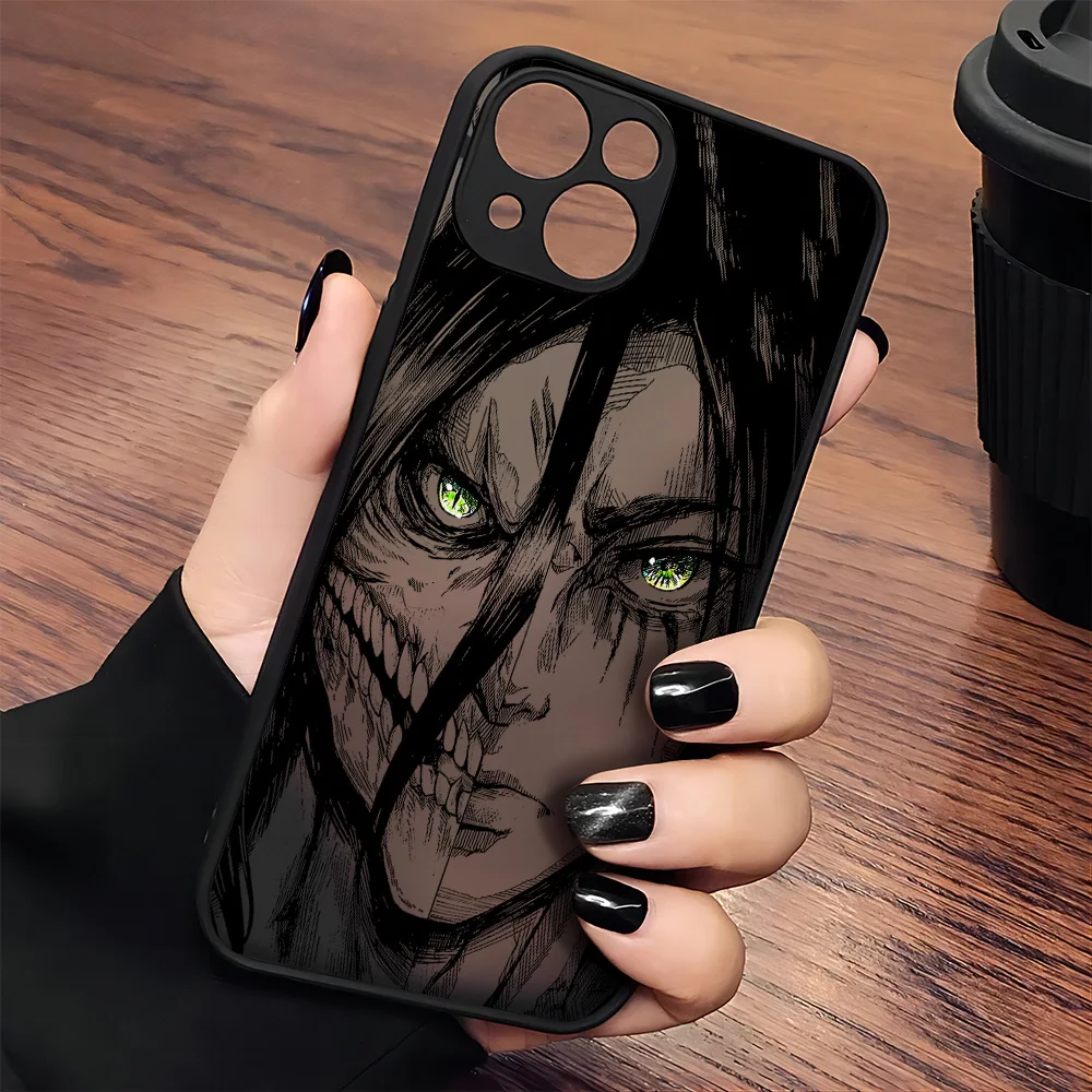 Vibrant Attack On Titan Anime Phone Case - Striking Design