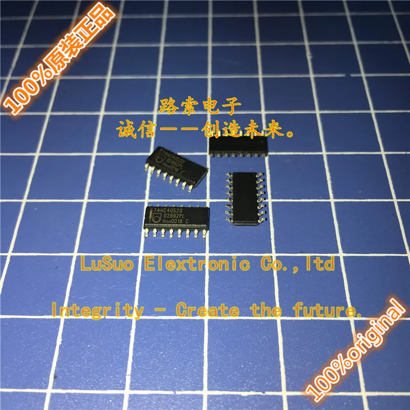

100 шт. Оригинальный Новый 74HC4052D 74HC4052 SOP-16