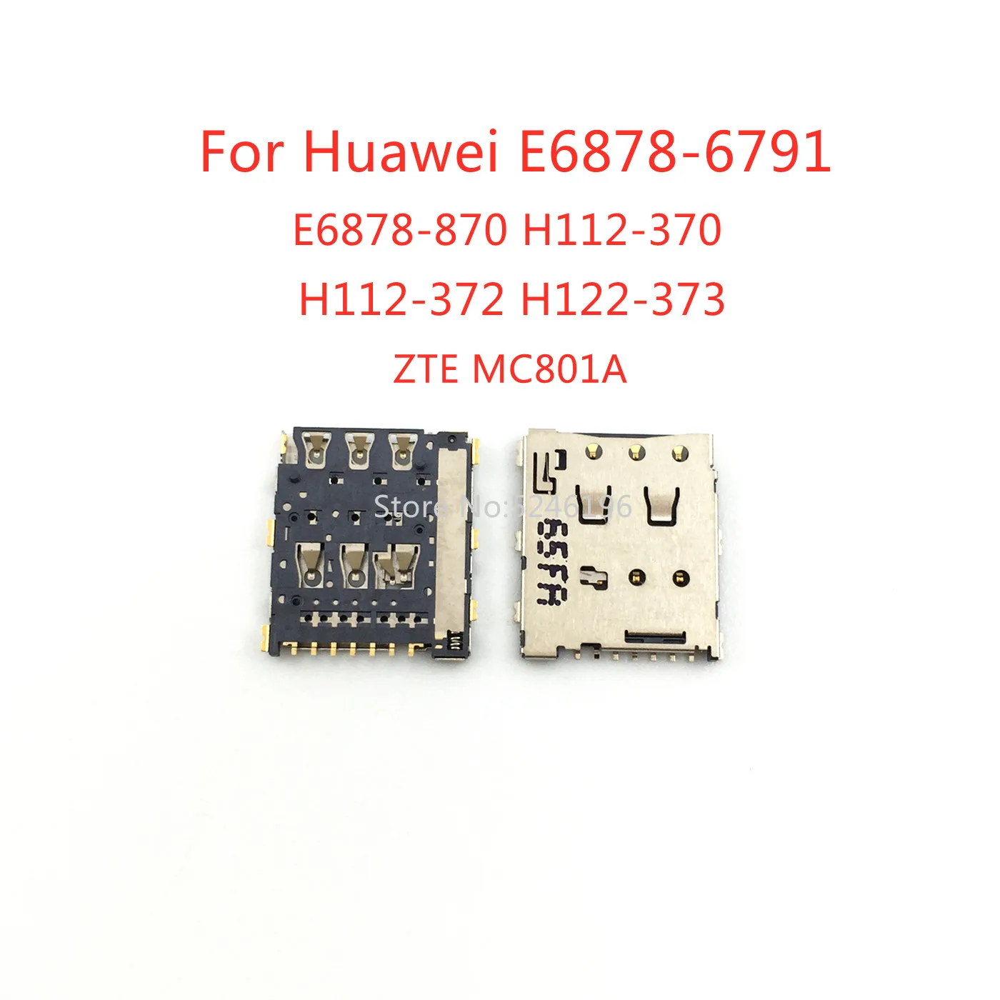 2-10Pcs Slot Vassoio Lettore Di Schede Sim Originale Per Huawei E6878-6791 E6878-870 H112-370 H112-372 H122-373 Parti Di Riparazione Zte Mc801A.
