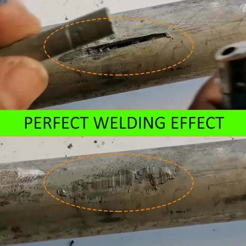 6PCS Low Temperature Easy Melt Welding Rods Copper Iron Stainless Steel Soldering Aluminum Repairing Holes Solder Rod Agent Kits
