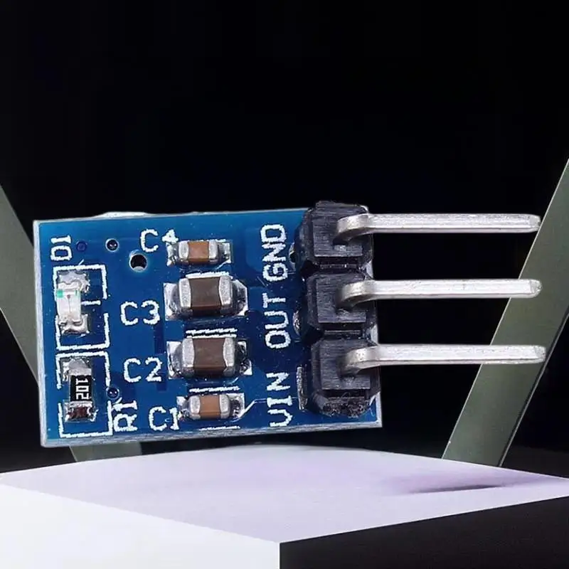 [E] 1/3/5Pcs AMS1117-3.3 LDO 선형 레귤레이터 보드 800mA AMS1117 3.3V 전원 공급 장치 모듈 DIY 액세서리