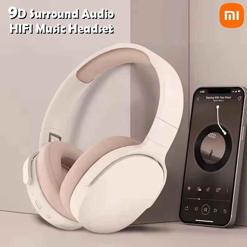 XIAOMI Wireless Bluetooth 5.3 Headphones Over Ear HIFI Stereo Headsets True Sports With Earphones TF/AUX Music Player With Mic wireless headphone