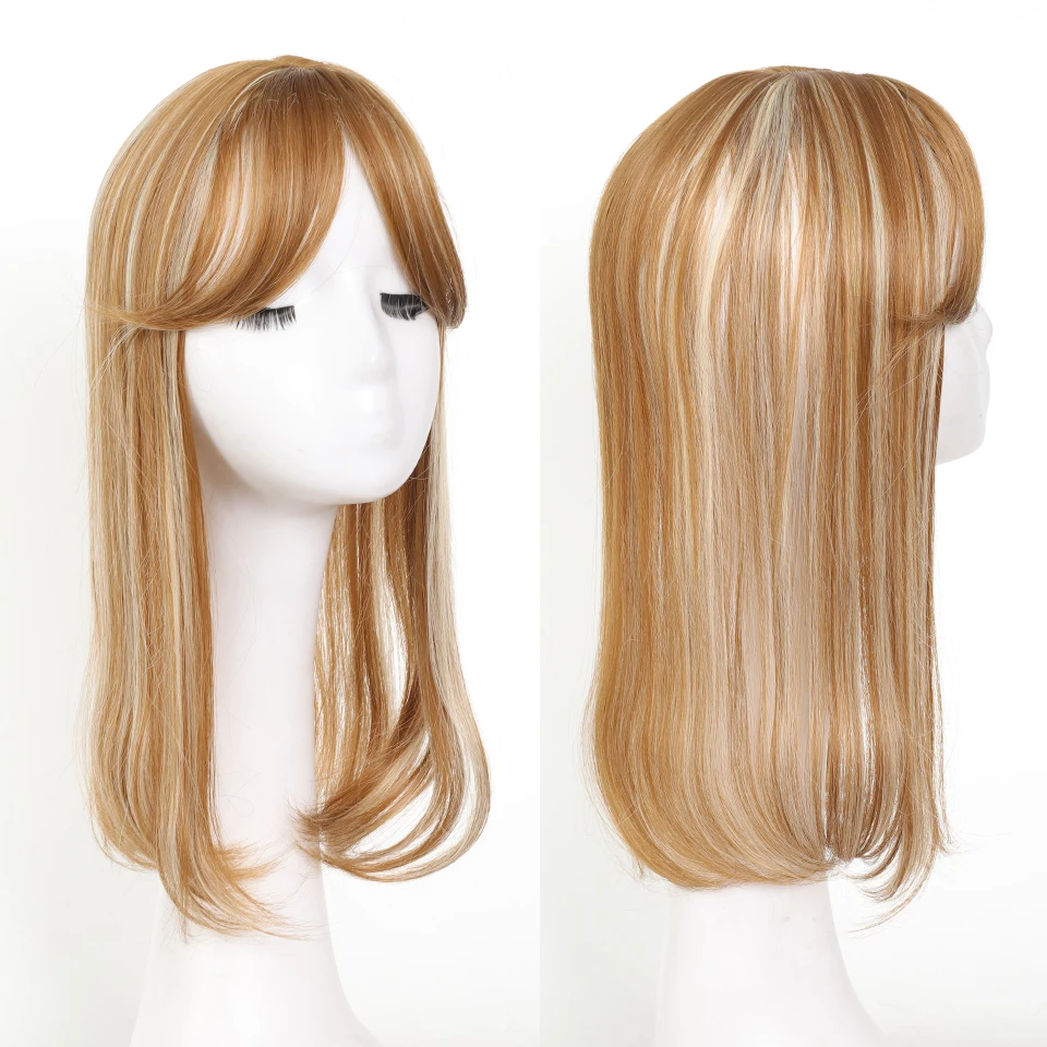 Synthetic Clip In Bangs Hair Extension Natural Fringe Topper