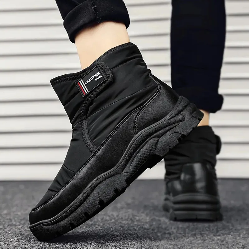 Winter Comfortable Casual Men's Boots Warm and Cold-proof Snow Boots Simple Non-slip Walking Male Sports Shoes Outdoor Footwear