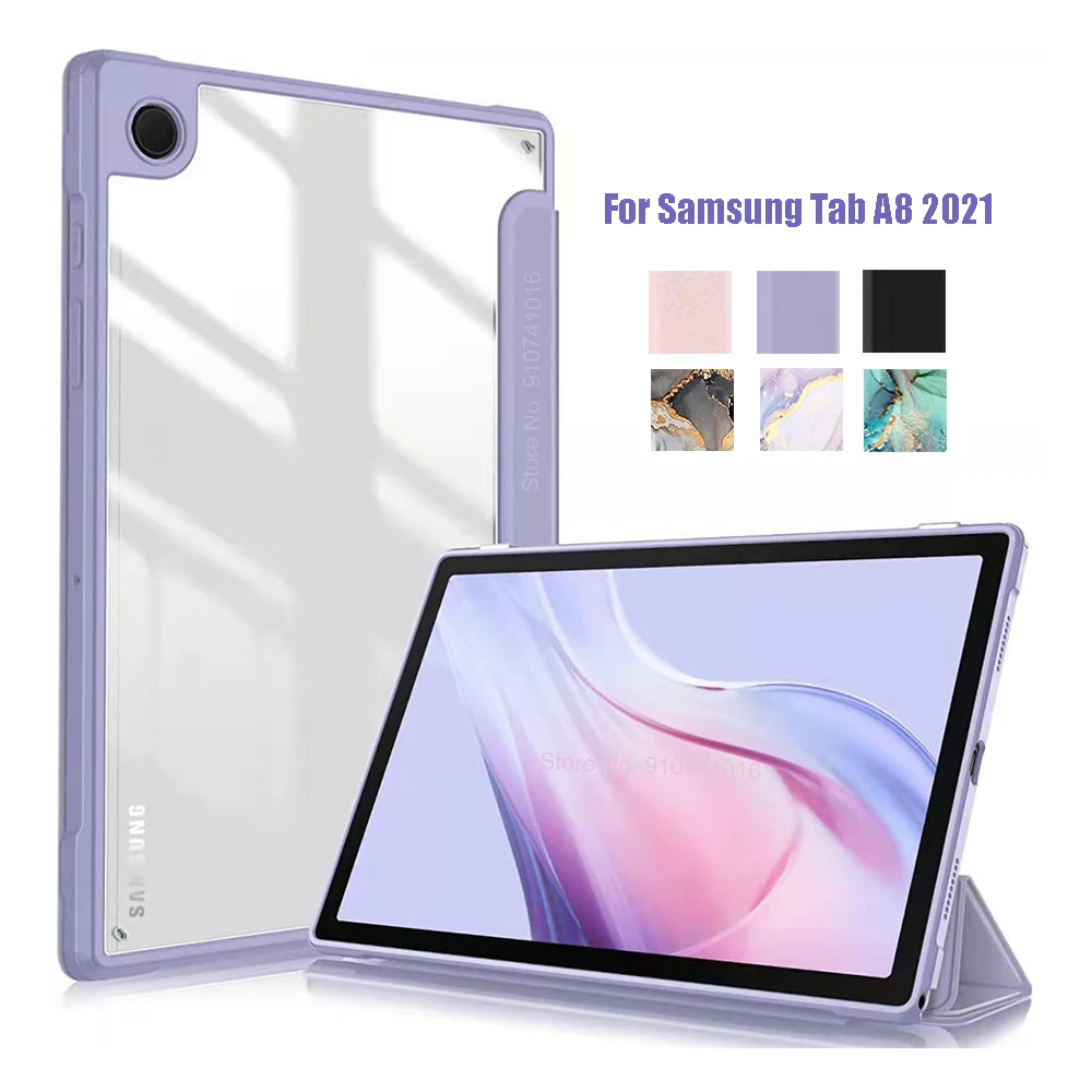 Capa para Tablet pu com Suporte para Samsung Capa para Galaxy Tab a8 Sm-x200 X205 105 in 2023
