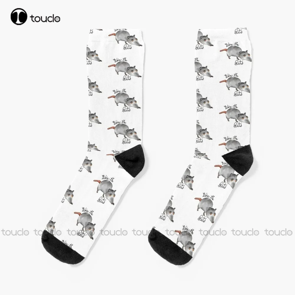 

Giant Rat Socks Dance Socks Street Skateboard Socks Unisex Adult Teen Youth Socks Design Happy Cute Socks Creative Funny Socks