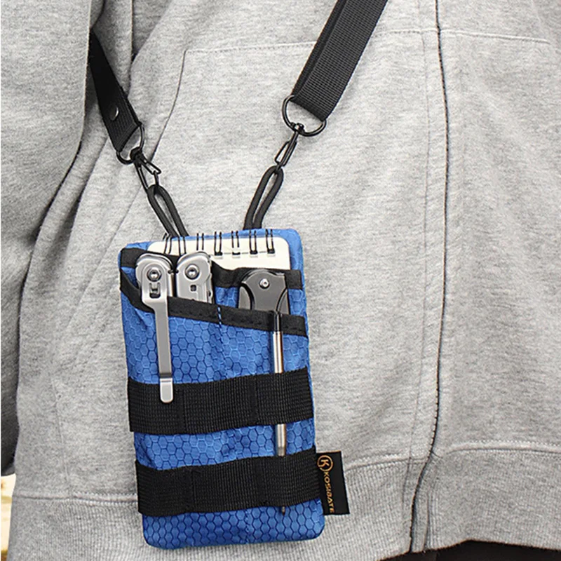 

Tactical EDC Pouch Campact Pocket Organizer Wallet Fannny Pack Phone Card Key Waist Pack Camping Outdoor Portable Storage Purse