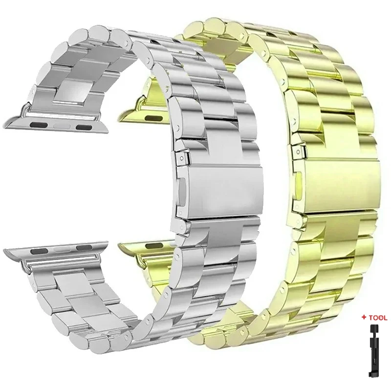Premium Stainless Steel Metal Strap Bracelet