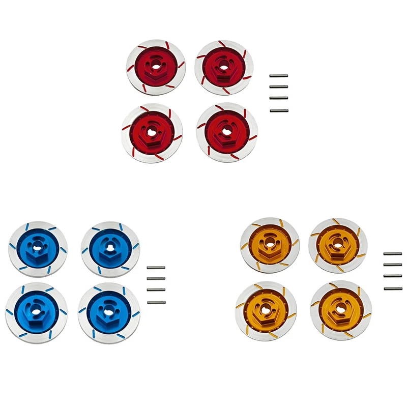 

For MN86S MN86KS MN86 MN86K MN G500 Accessories 4Pcs Metal Fornt & Rear Brake Disc RC Car Upgrade Parts