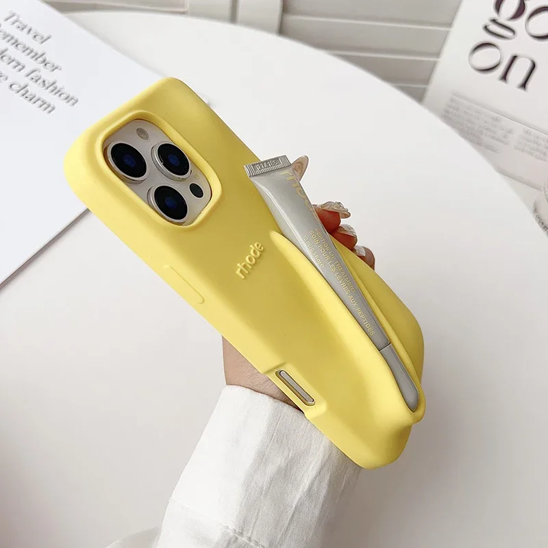 rhode iPhone ケース ロード イエロー 16 Pro リップ付き rhode iPhone