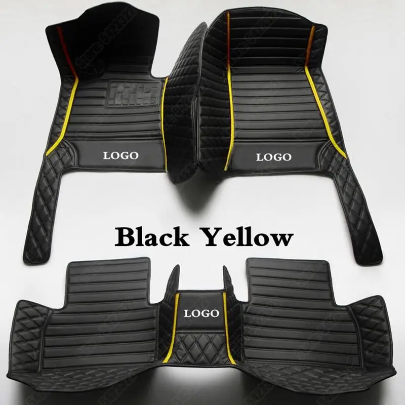 

Waterproof Car Floor Mats for Toyota Prado 2010-2014 7Seats SUV Leather All Weather Non-Slip Auto Carpet Cover Car Foot Liners
