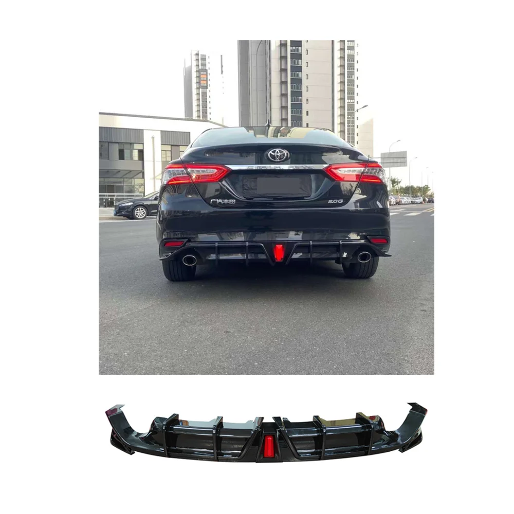 

Toyota Camry Accessories Rear Bumper Lip For Toyota Camry 2018-2022 Sport Upgrade LED Toyota Camry Rear Diffuser
