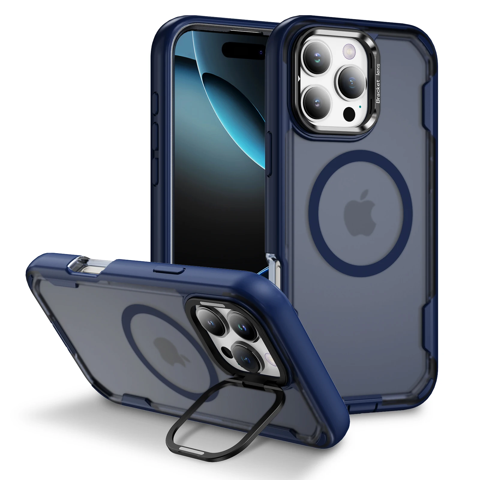 Magnetic Shockproof Full Body Camera Protective Case with MagSafe Compatibility