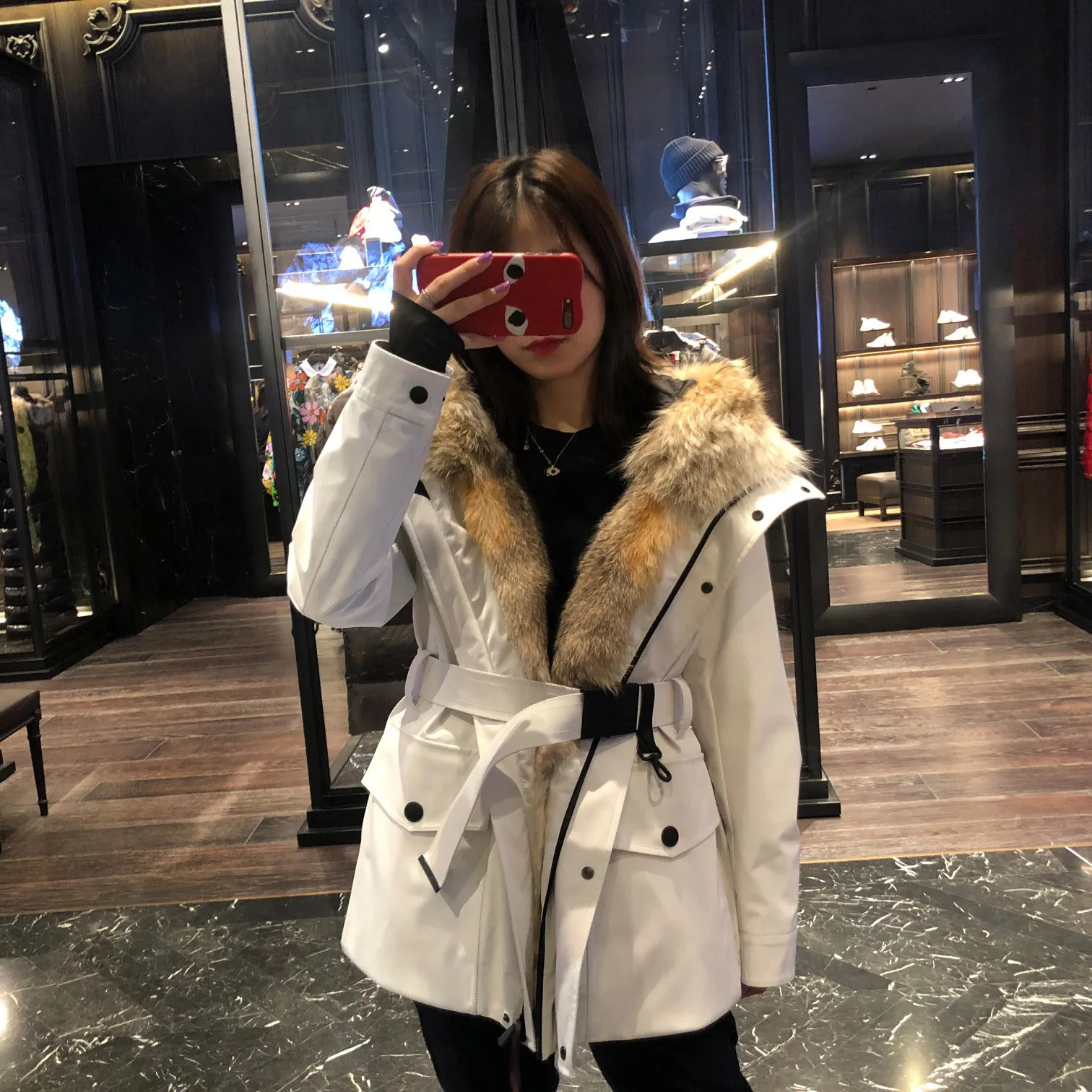 

2023 Women's Clothing Fluffy and soft ski down jacket Autumn Winter New 1/7