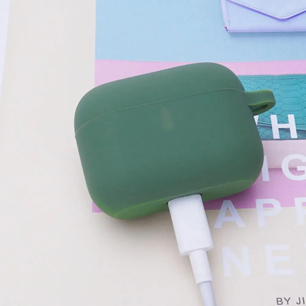 Защитный чехол для телефона противоударный силиконовый нескользящий чехол из ТПУ для QCY T10 однотонные Мультяшные защитные наушники для QCY T 10 чехол